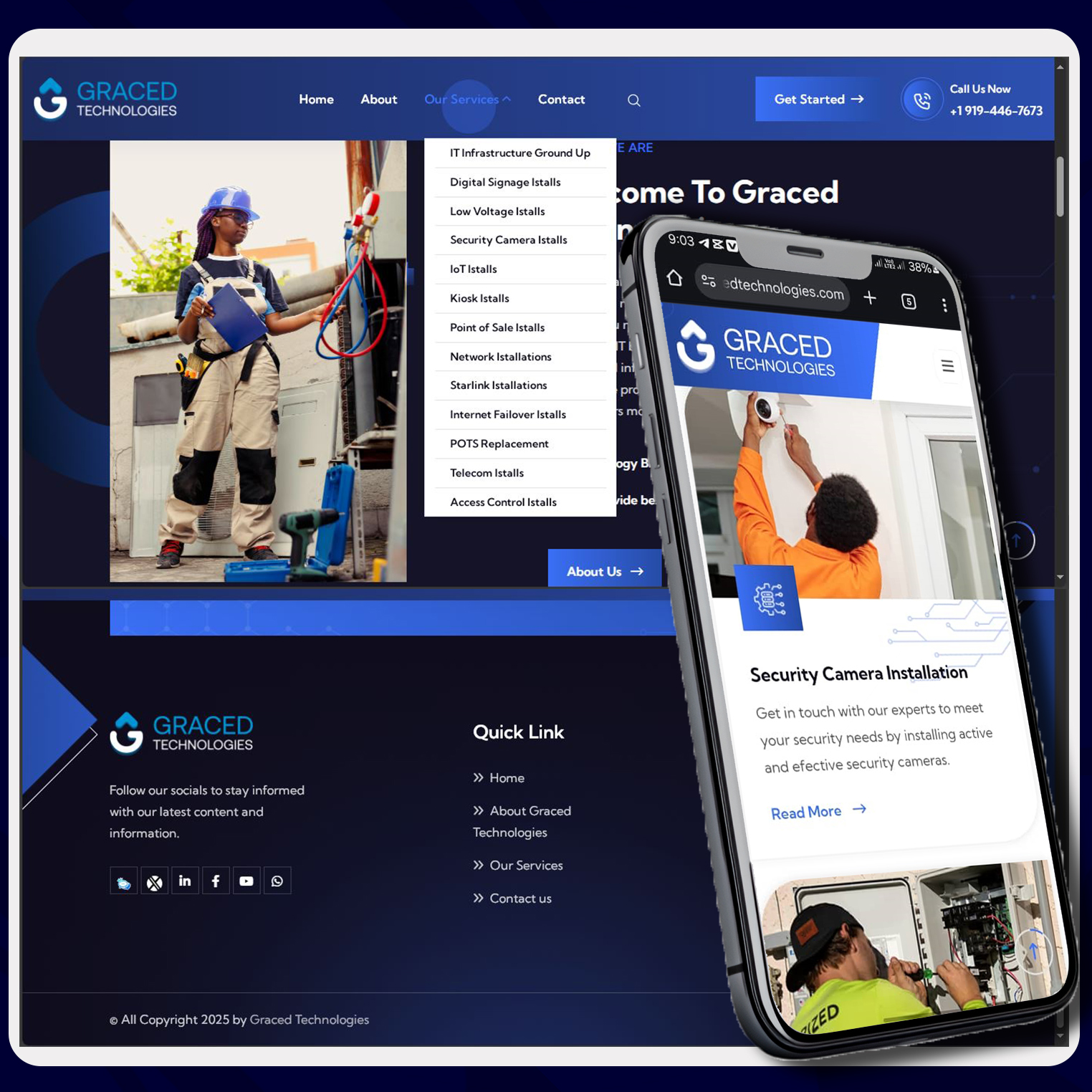 Company Website Sample